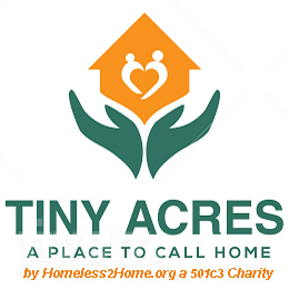 Tiny Acres Tiny Home Village logo by homeless2home