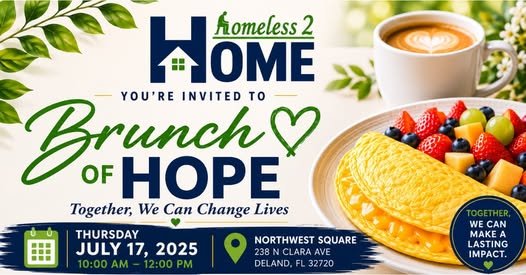 Brunch of Hope 2026 fundraiser for Florida Homeless 2 Home